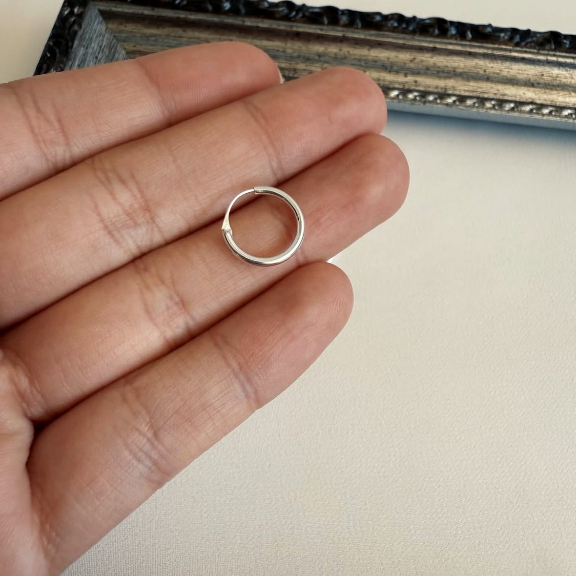 Argollas Lisas 12 mm