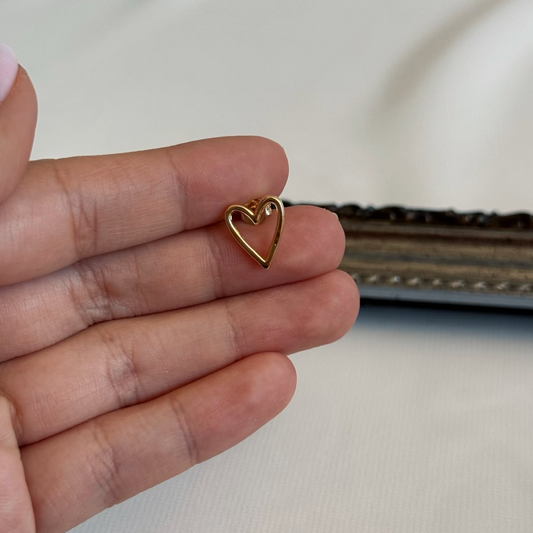 Aros Corazón Calado