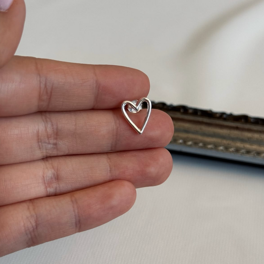 Aros Corazón Calado