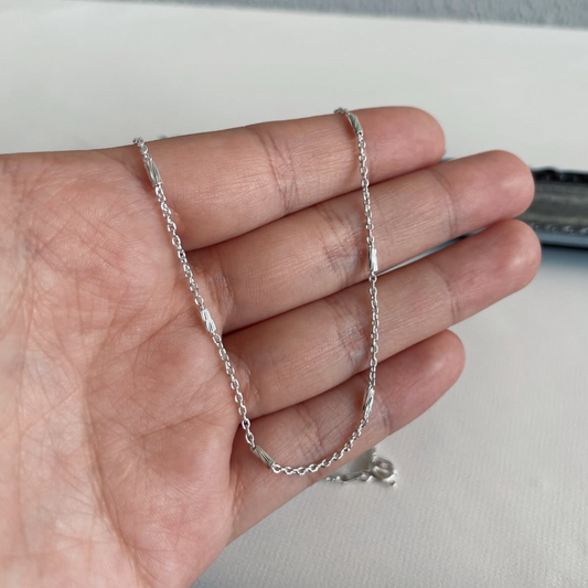 Cadena Tradicional con Palitos Facetados