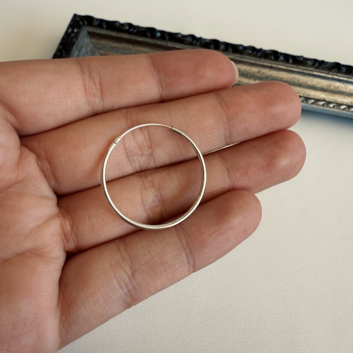 Argollas Lisas 25 mm