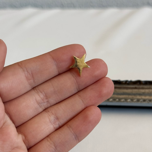 Aros Estrellas Satinadas