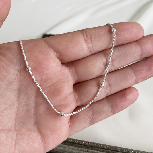 Cadena Turbillon con Esferas