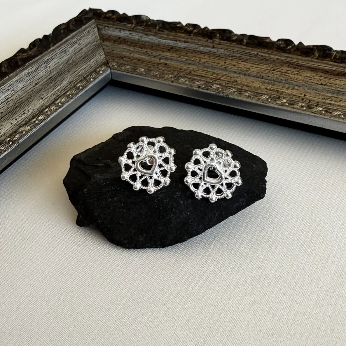 Aros Corazón Mandala