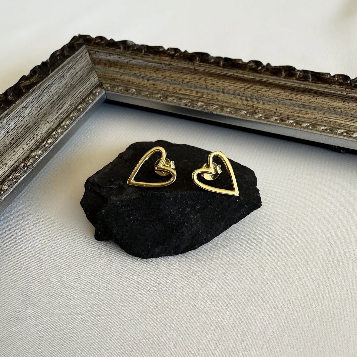 Aros Corazón Calado