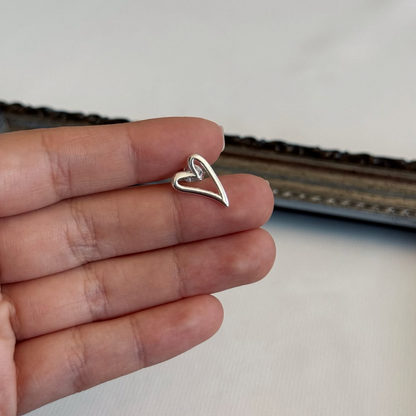 Aros Corazón Calado