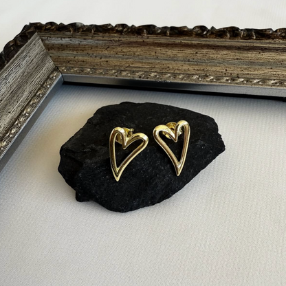 Aros Corazón Calado