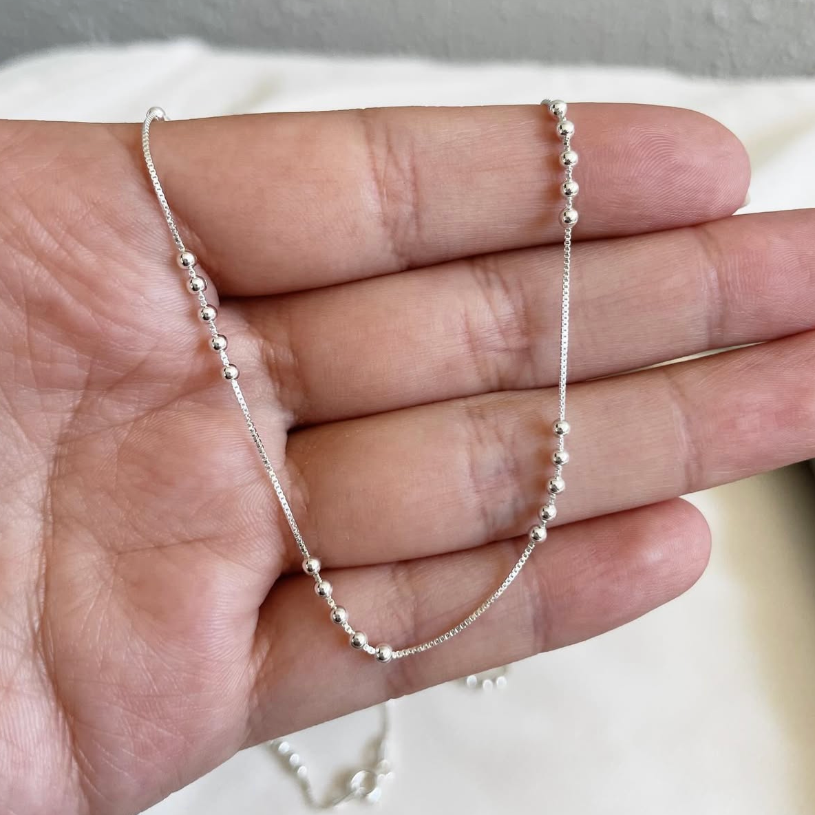 Cadena Veneciana con Esferas