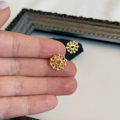 Aros Corazón Mandala