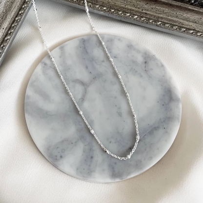 Cadena Tradicional Esferas Facetadas