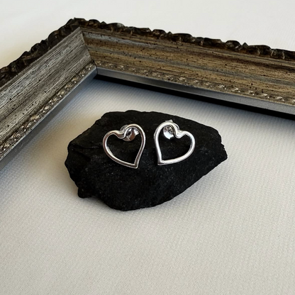 Aros Corazón Calado