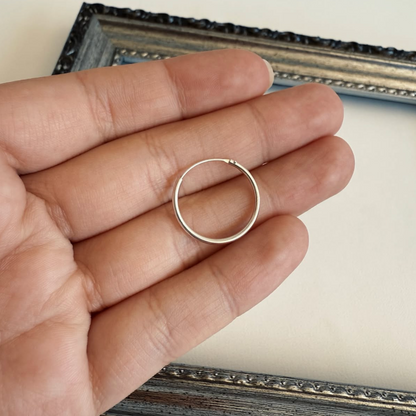 Argollas Lisas 18 mm