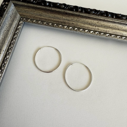 Argollas Lisas 25 mm