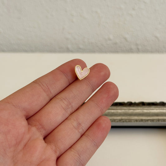 Aros Corazón Esmaltado