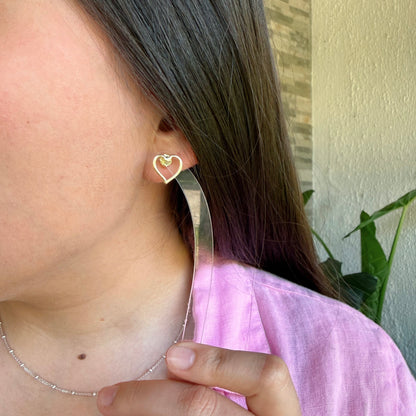 Aros Corazón Calado