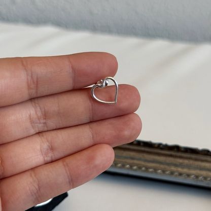 Aros Corazón Calado