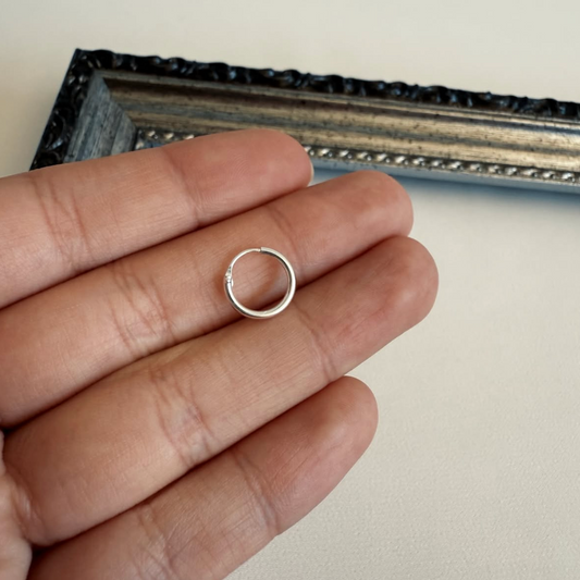 Argollas Lisas 10 mm