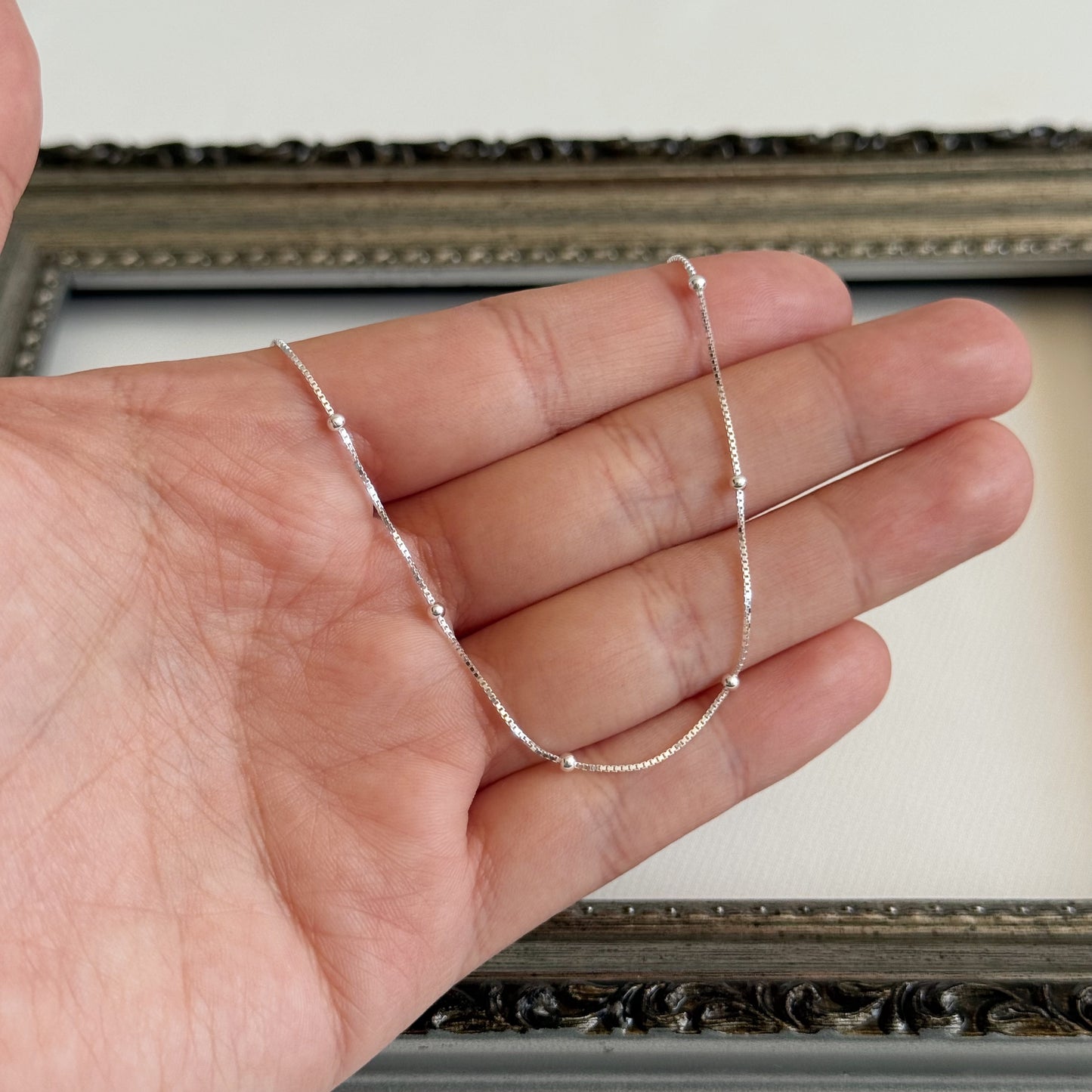 Cadena Veneciana con Esferas