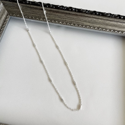 Cadena Tradicional con Palitos Facetados