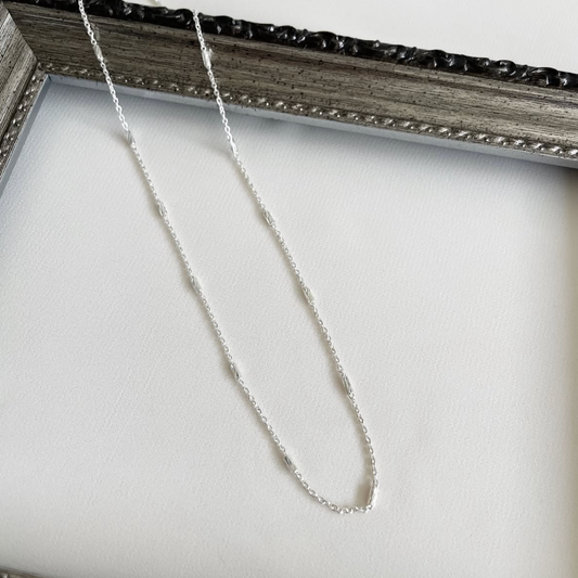 Cadena Tradicional con Palitos Facetados