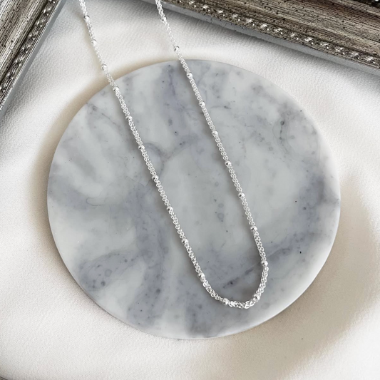 Cadena Tradicional Doble y Esferas