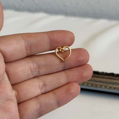 Aros Corazón Calado