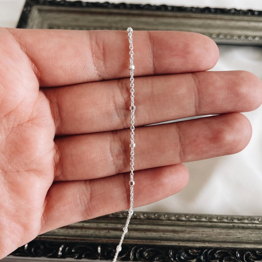 Cadena Tradicional Esferas Facetadas