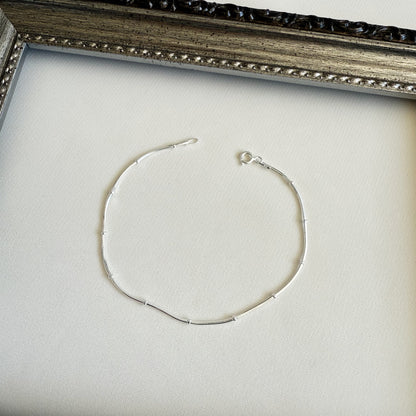 Pulsera con Esferas Achatadas