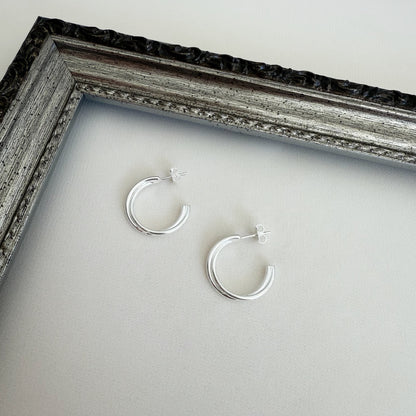 Argollas Lisas Entrelazadas