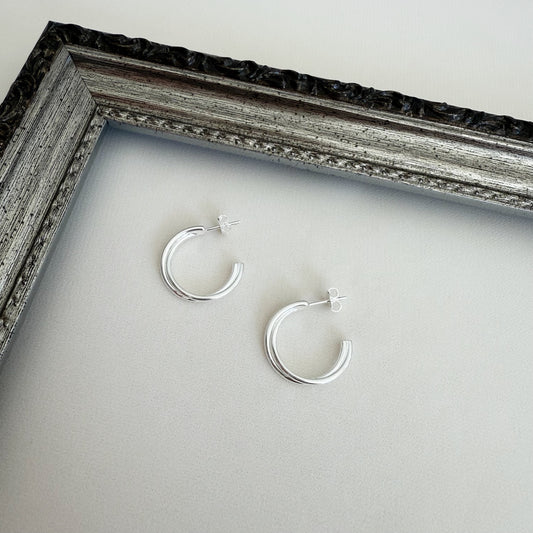 Argollas Lisas Entrelazadas